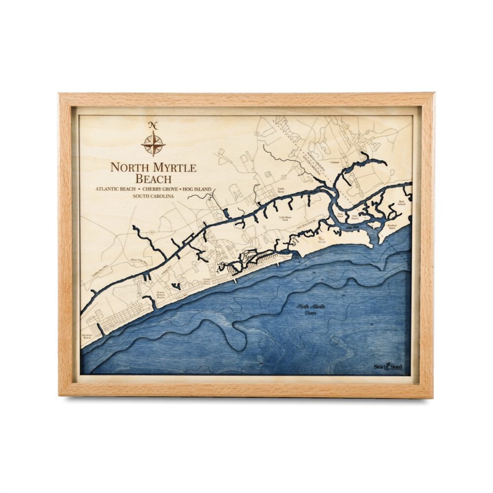 North Myrtle Beach in Oak Frame
