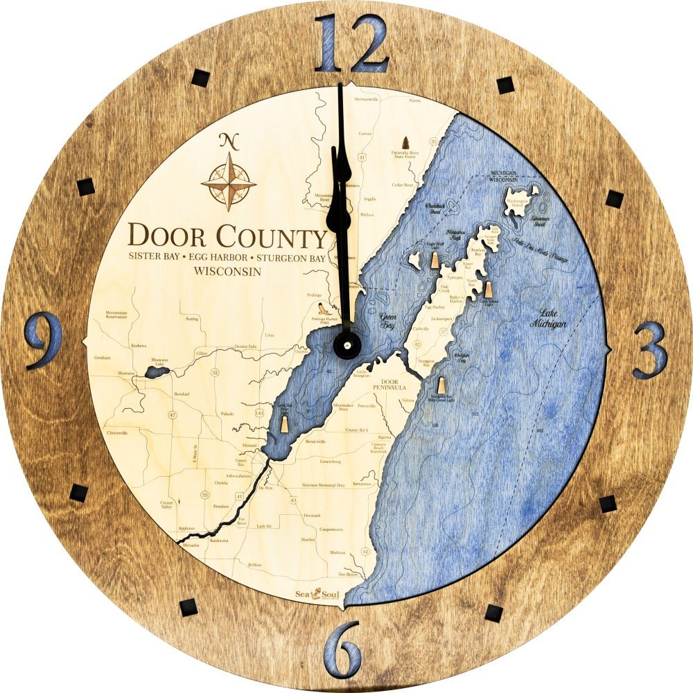 Door County Clock 24"