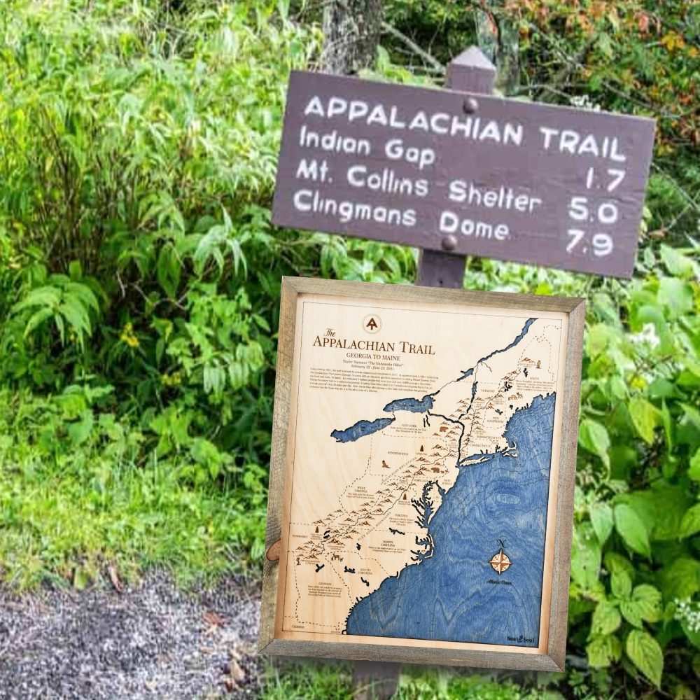 Appalachian Trail Thru-Hike Map ion the trail