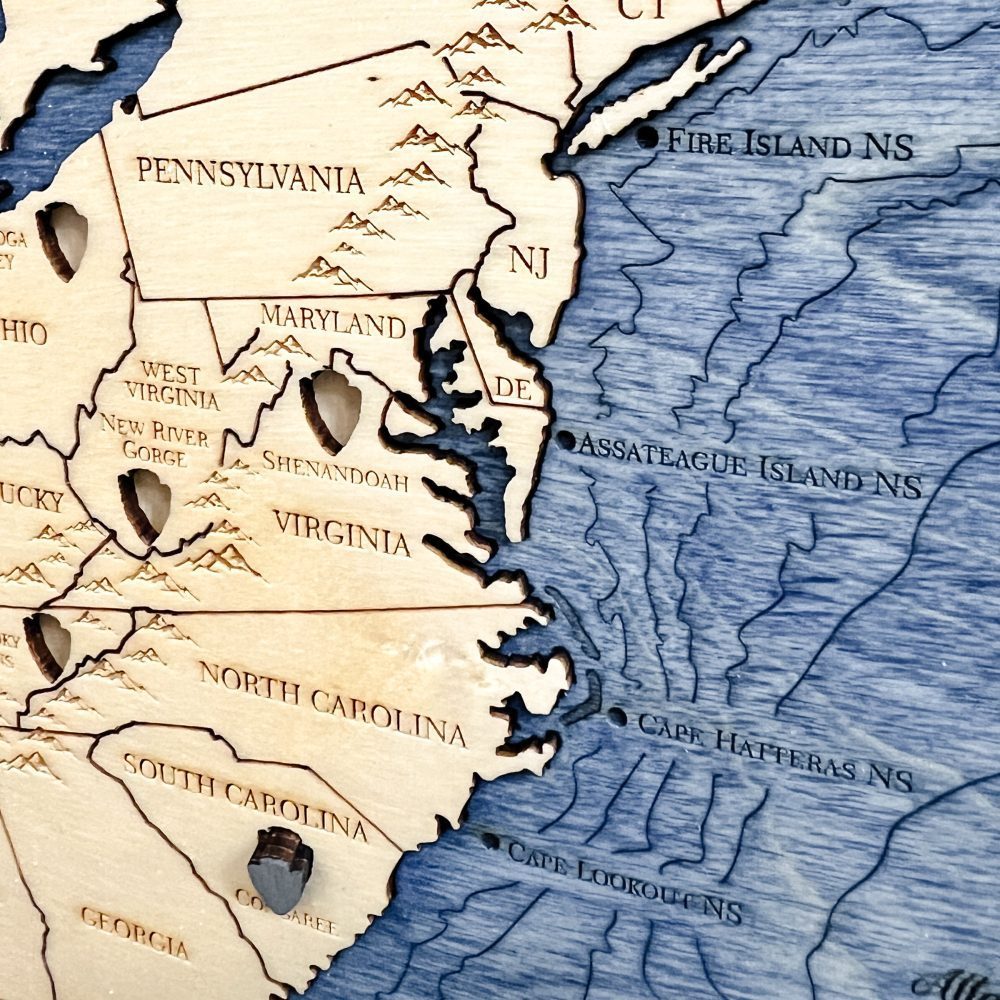 National Parks Adventure Map Park Detail