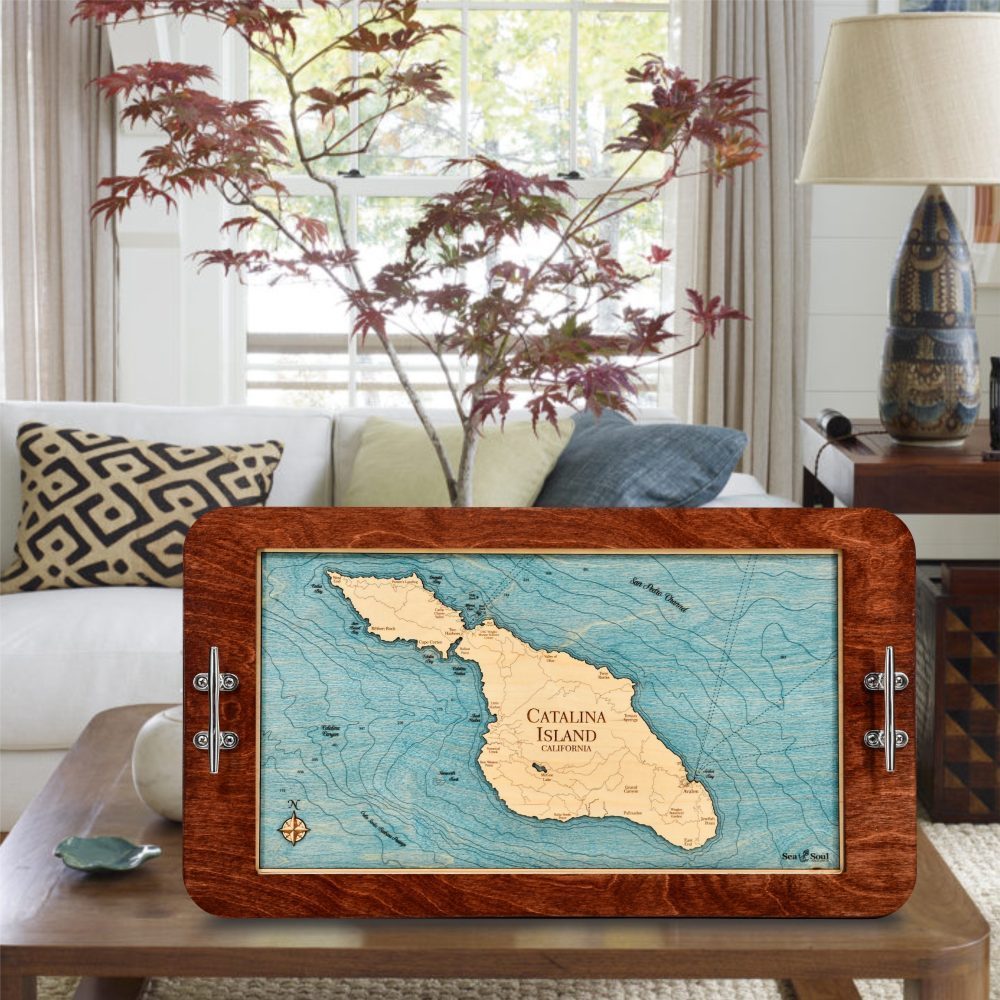 Catalina Island Mahogany with Blue Green Water