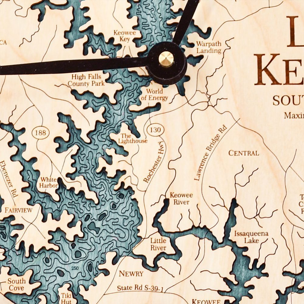 Lake Keowee Blue Green Water detail 1