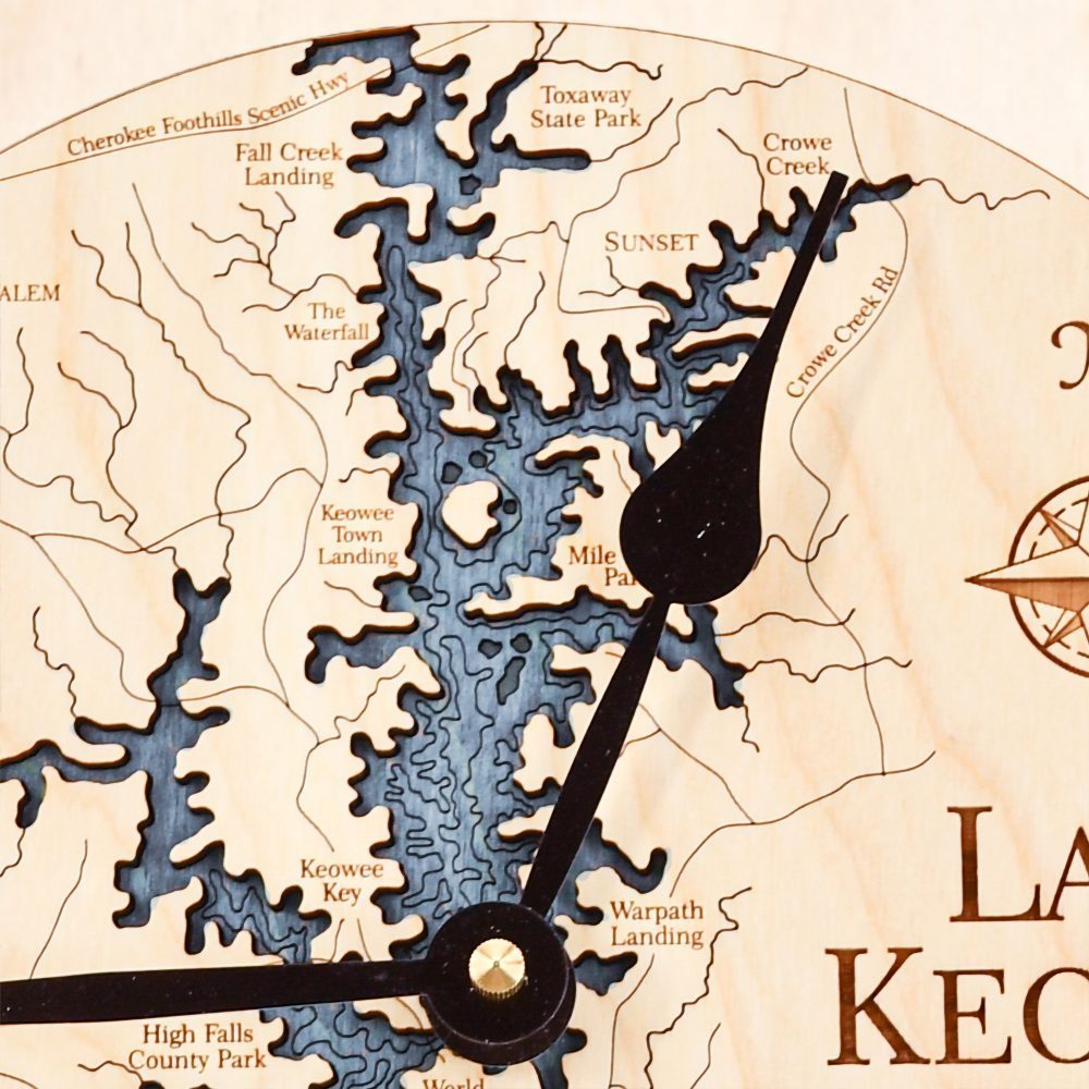 Lake Keowee Deep Blue Water detail