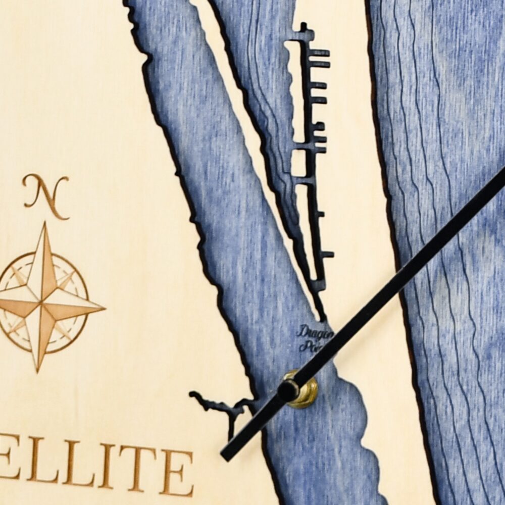 Satellite Beach Florida Tide Clock detail