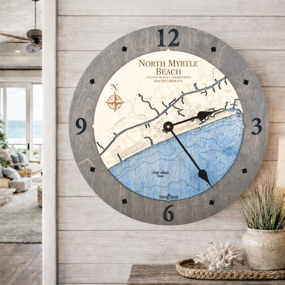 North Myrtle Beach Driftwood and Deep Blue Water in use